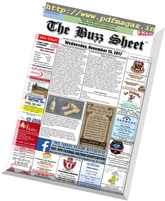 The Buzz Sheet – November 15, 2017