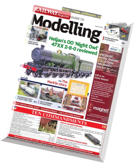 Railway Magazine Guide to Modelling – August 2018