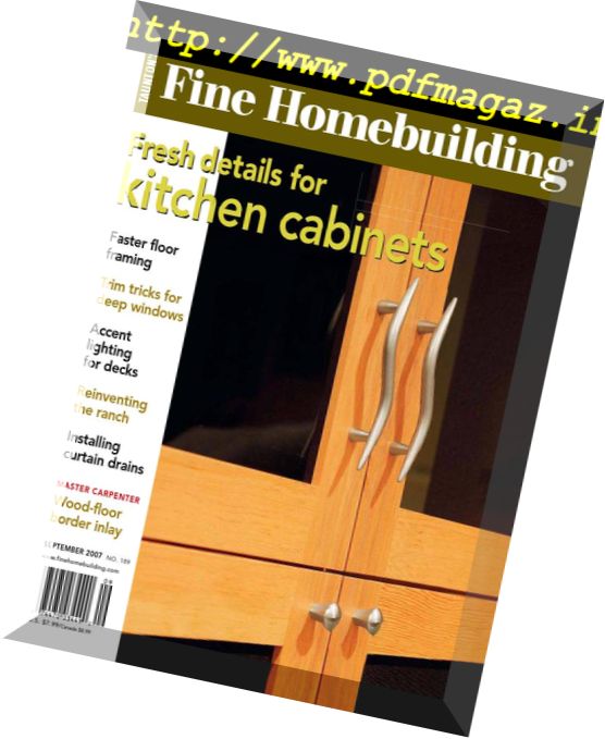 Fine Homebuilding Magazine – Issue 189, August-September 2007