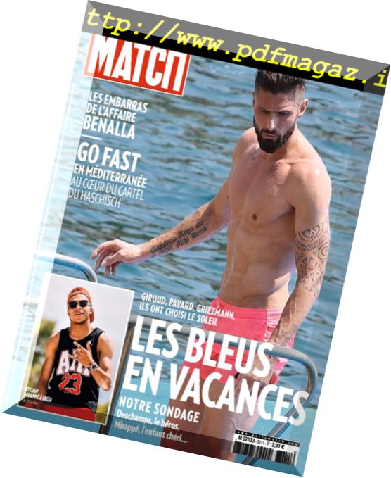 Paris Match – 26 juillet 2018