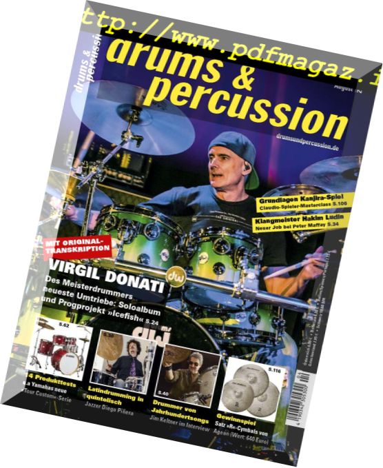Drums & Percussion – Juli-August 2018
