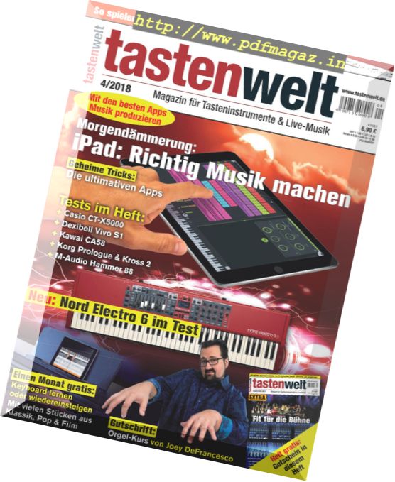 Tastenwelt – Juli-August 2018