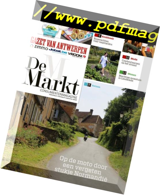 Gazet van Antwerpen De Markt – 04 augustus 2018