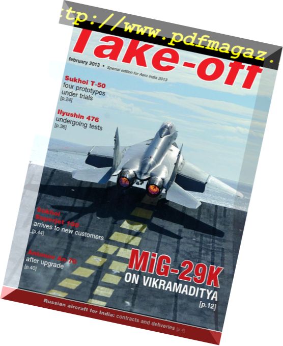 Take-off magazine – February 2013