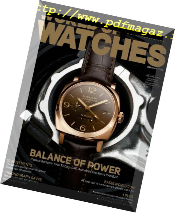 World of Watches – August 2016