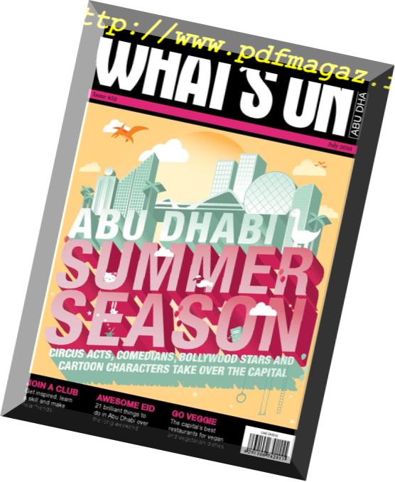 What’s On Abu Dhabi – July 2016