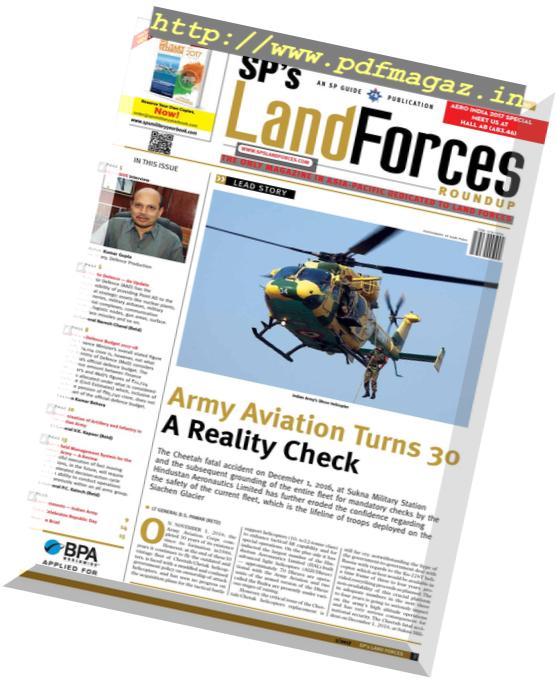SP’s Land Forces – February 2017