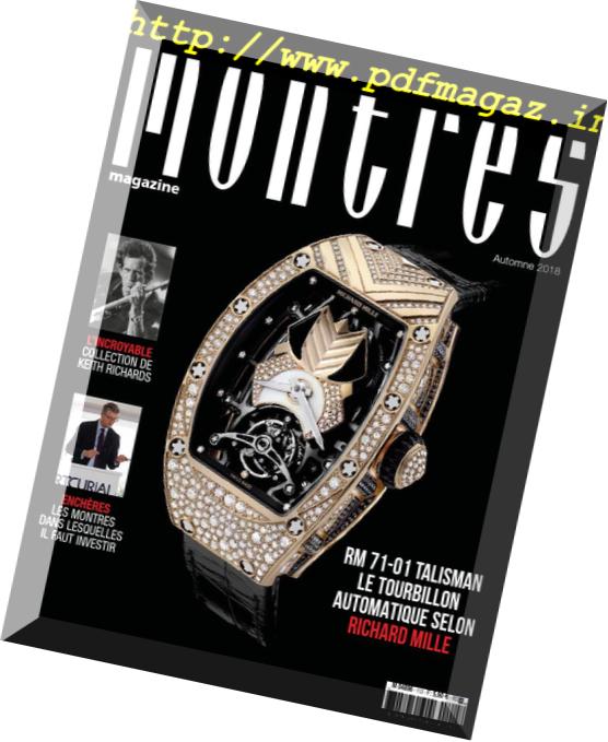 Montres Magazine – aout 2018