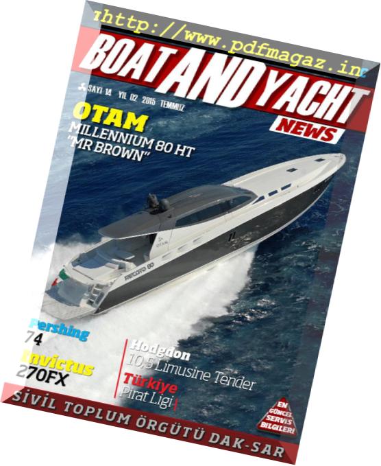 Boat and Yacht News – Agustos 2015