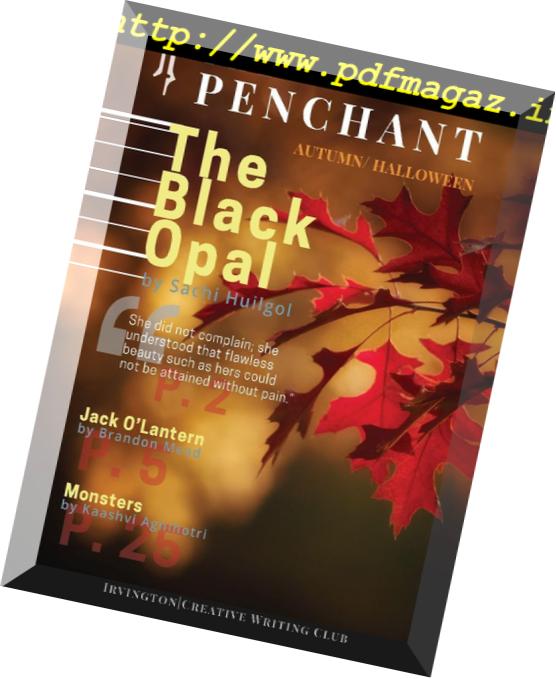 The Penchant Literary – November 2017