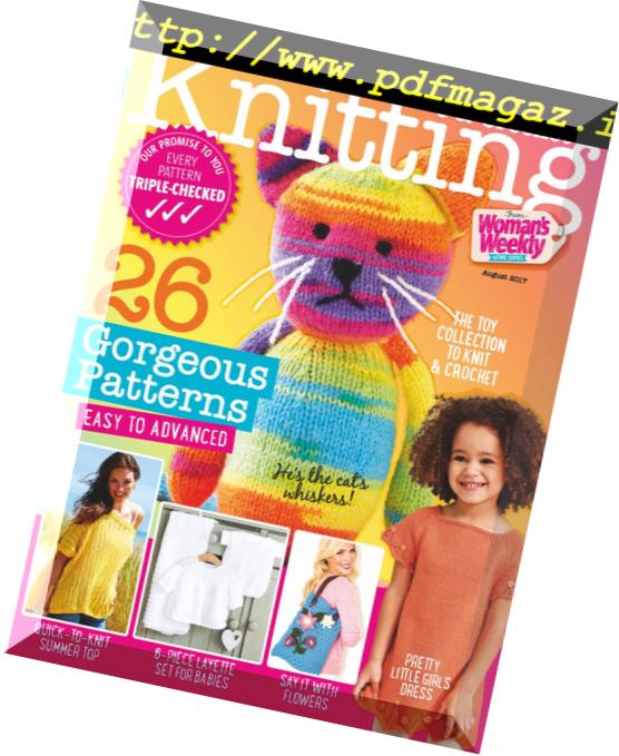Knitting & Crochet from Woman’s Weekly – August 2017