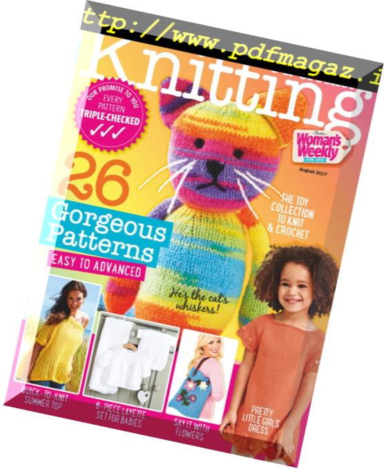 Knitting & Crochet from Woman’s Weekly – August 2017