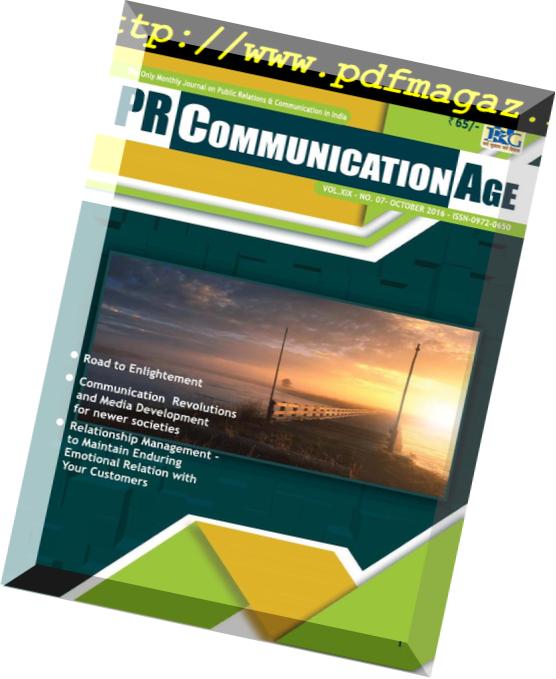 PR Communication Age – October 2016