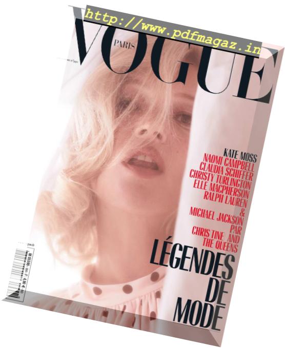 Vogue Paris – septembre 2018