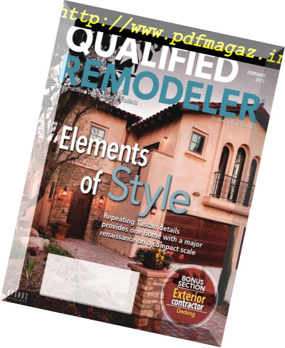 Qualified Remodeler Magazine – February 2013