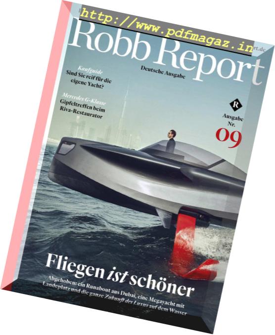 Robb Report Germany – September 2018
