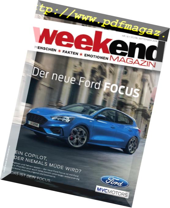 Weekend Magazin – 6 September 2018