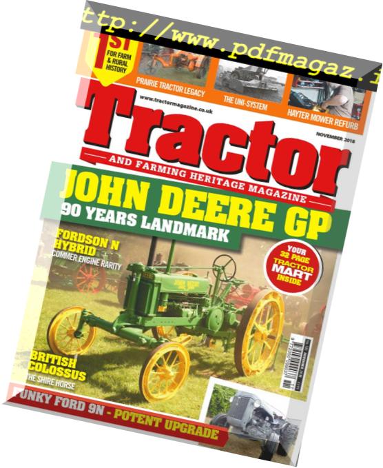 Tractor & Farming Heritage Magazine – November 2018