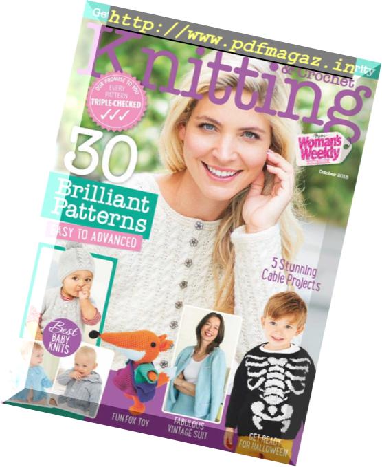 Knitting & Crochet from Woman’s Weekly – October 2018