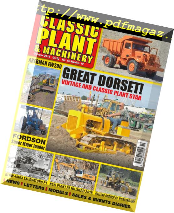 Classic Plant & Machinery – October 2018