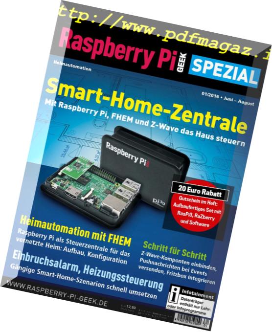 Raspberry Pi Geek Sonderheft – Mai 2016