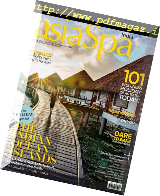 asiaSpa India – November-December 2016