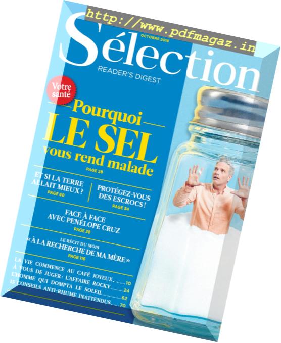 Selection Reader’s Digest France – Octobre 2018