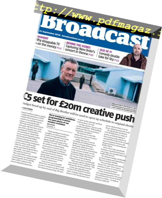 Broadcast Magazine – 21 September 2018