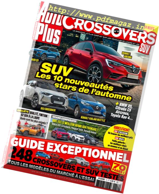 Auto Plus Hors-Serie Crossovers – Octobre-Decembre 2018