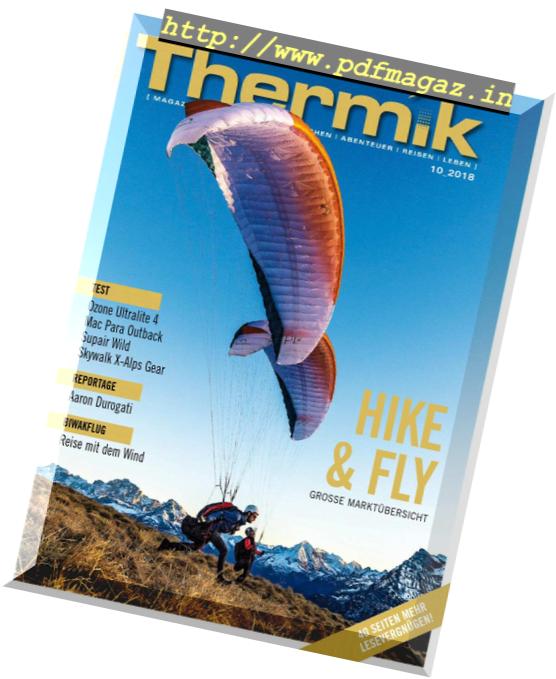 Thermik Magazin – Oktober 2018