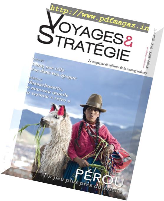 Voyages & Strategie – Septembre-Octobre 2018