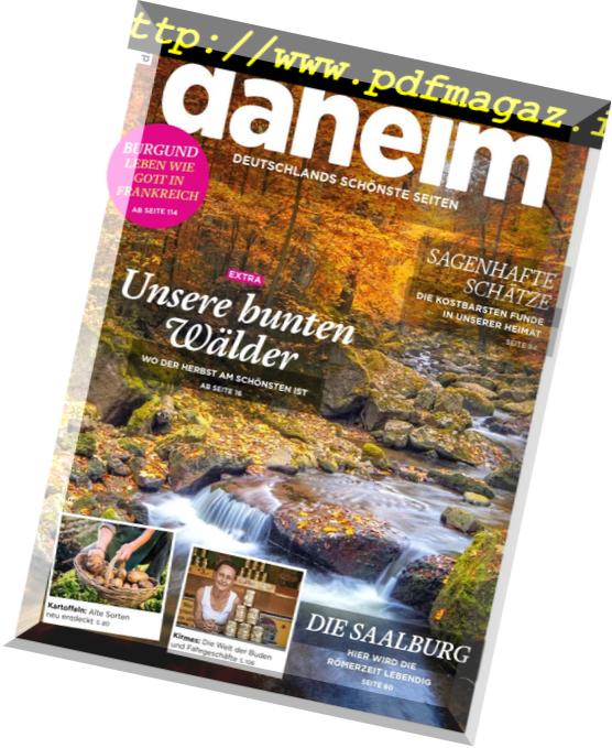 Daheim – September-Oktober 2018