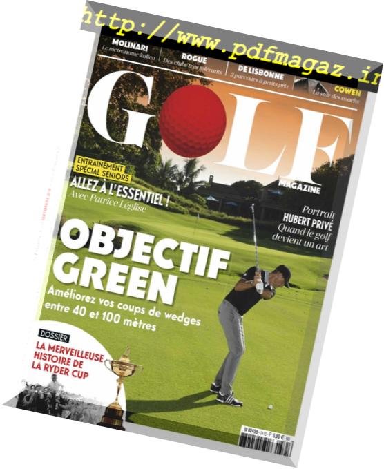 Golf Magazine France – septembre 2018