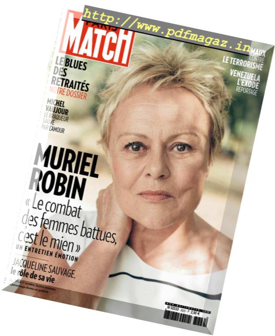 Paris Match – 27 septembre 2018