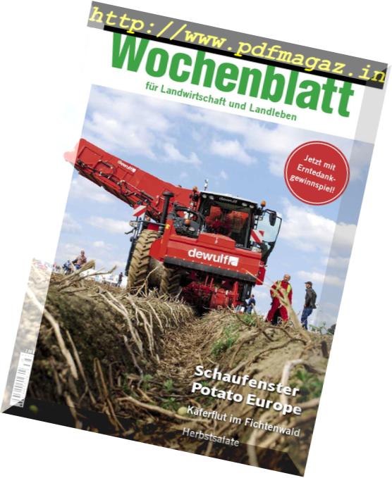 Wochenblatt – 18 September 2018