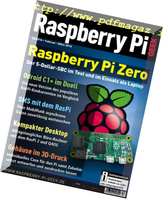 Raspberry Pi Geek – Marz 2016