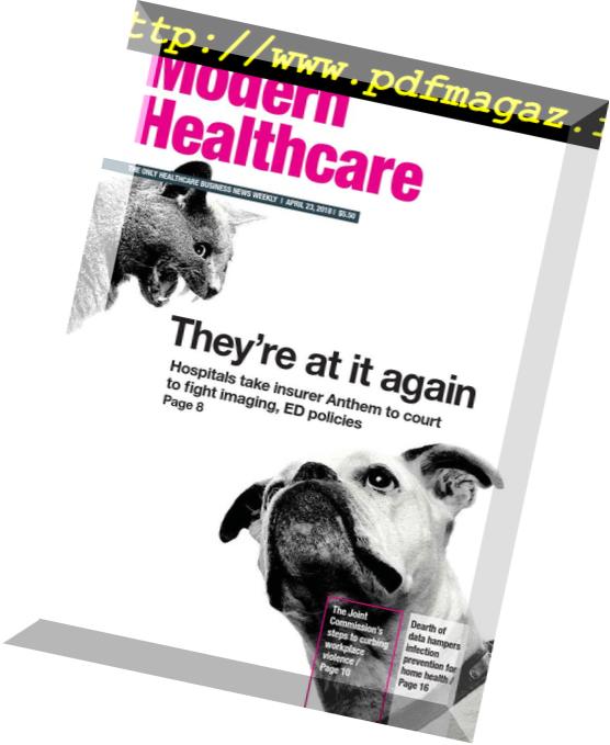 Modern Healthcare – April 23, 2018