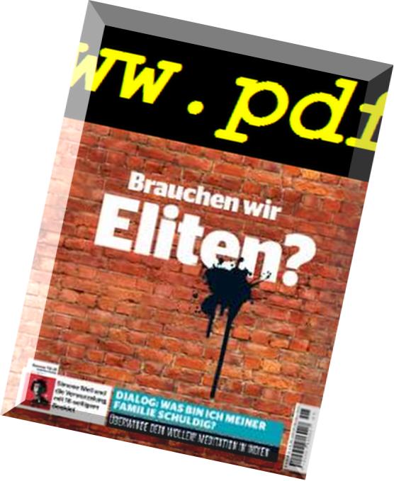Philosophie Magazin Germany – Oktober-November 2018