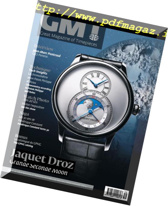 GMT – Great Magazine of Timepieces (French-English) – October 21, 2018