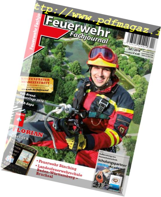 Feuerwehr Fachjournal – Nr.4, 2018