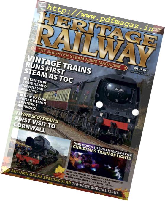 Heritage Railway – October 2018