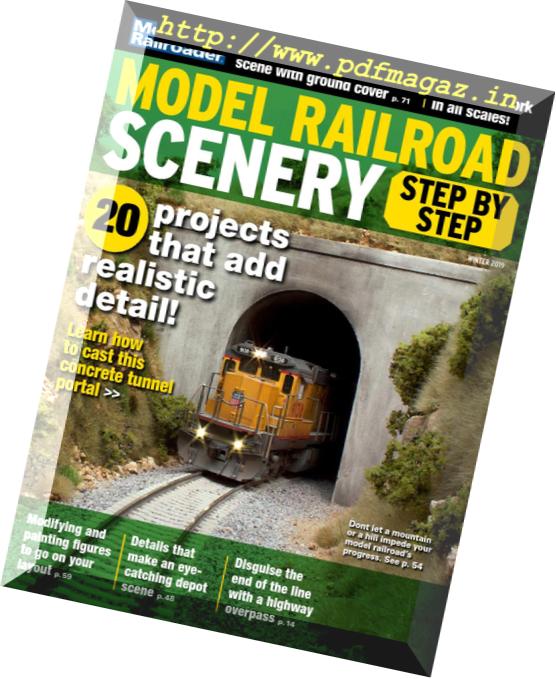 Model Railroad – Scenery, Step by Step – October 2018