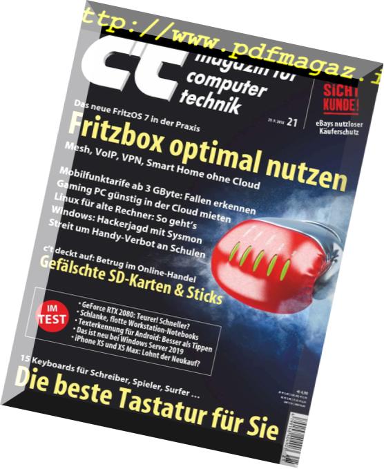 c’t Magazin – 29 September 2018