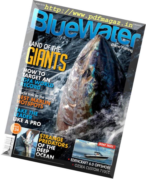 BlueWater Boats & Sportsfishing – November 2018