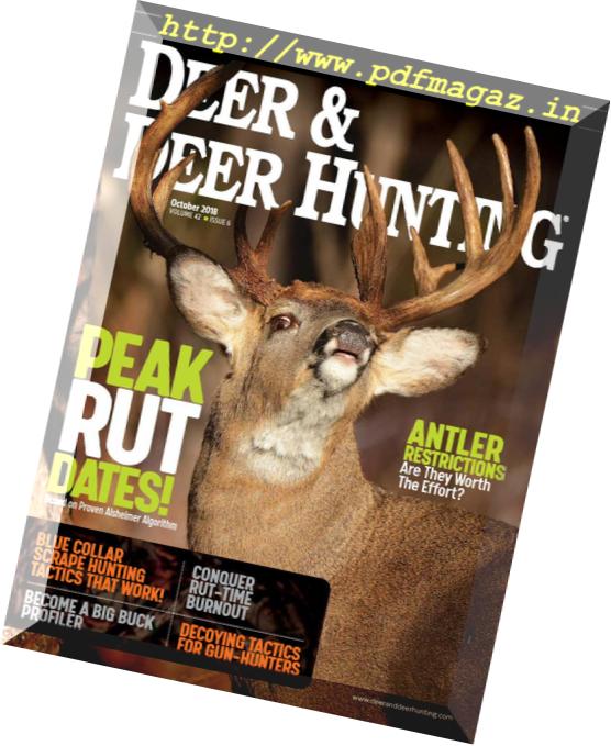 Deer & Deer Hunting – October 2018