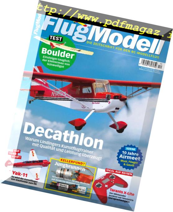 Flugmodell – November-Dezember 2018