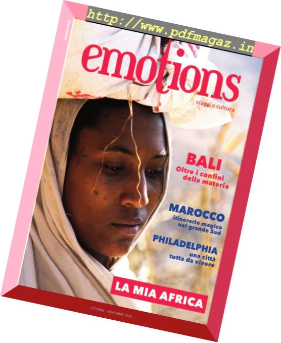 Emotions Magazine – Ottobre-Novembre 2018