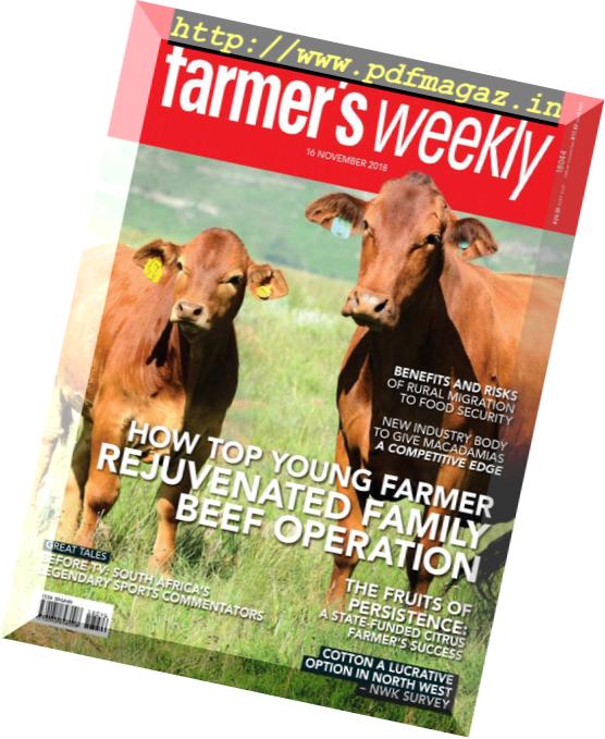 Farmer’s Weekly – 16 November 2018