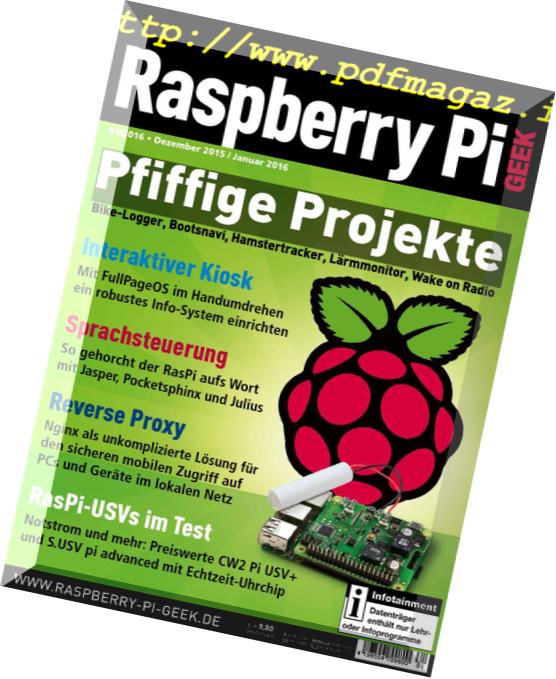 Raspberry Pi Geek – Januar 2016