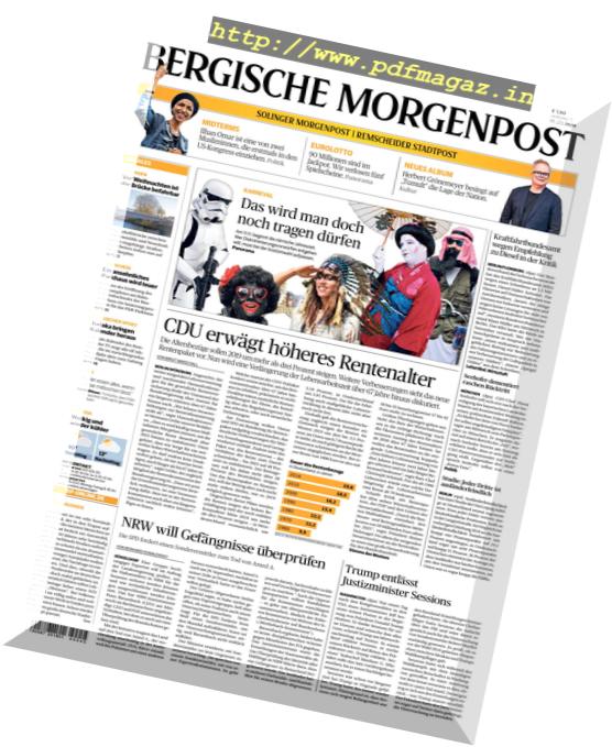 Bergische Morgenpost – November 2018